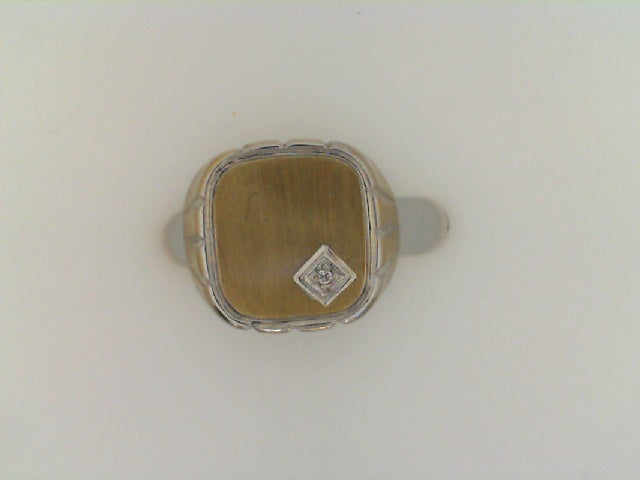 Precious Metal (No Stones) Fashion Rings - Men'
