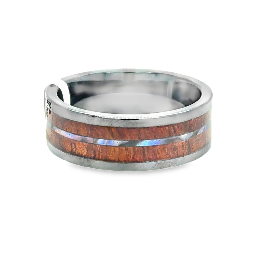 Precious Metal (No Stones) Wedding Bands - Men'