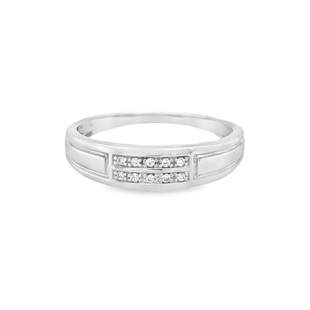 Diamond Wedding Bands - Men'