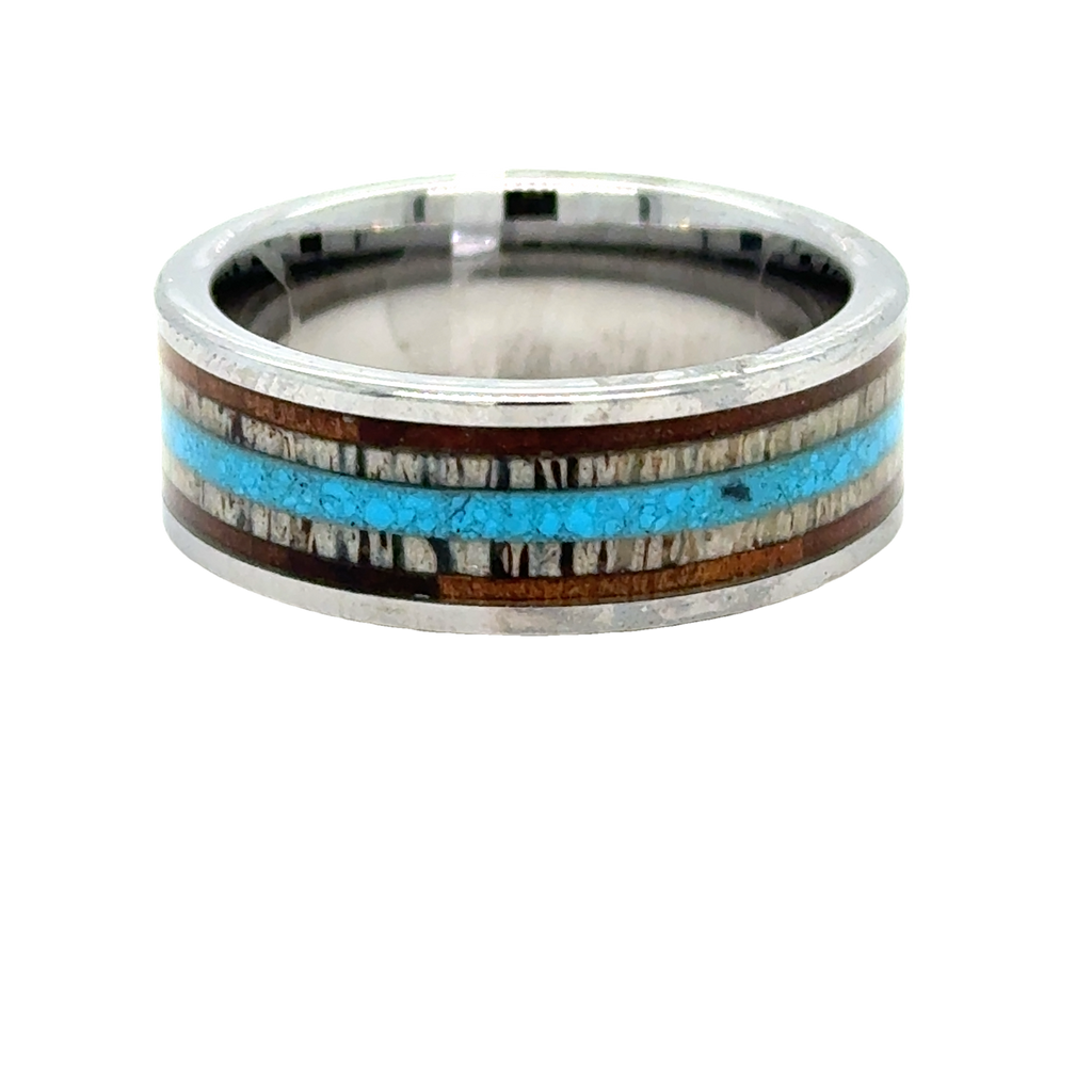 Precious Metal (No Stones) Wedding Bands - Men'