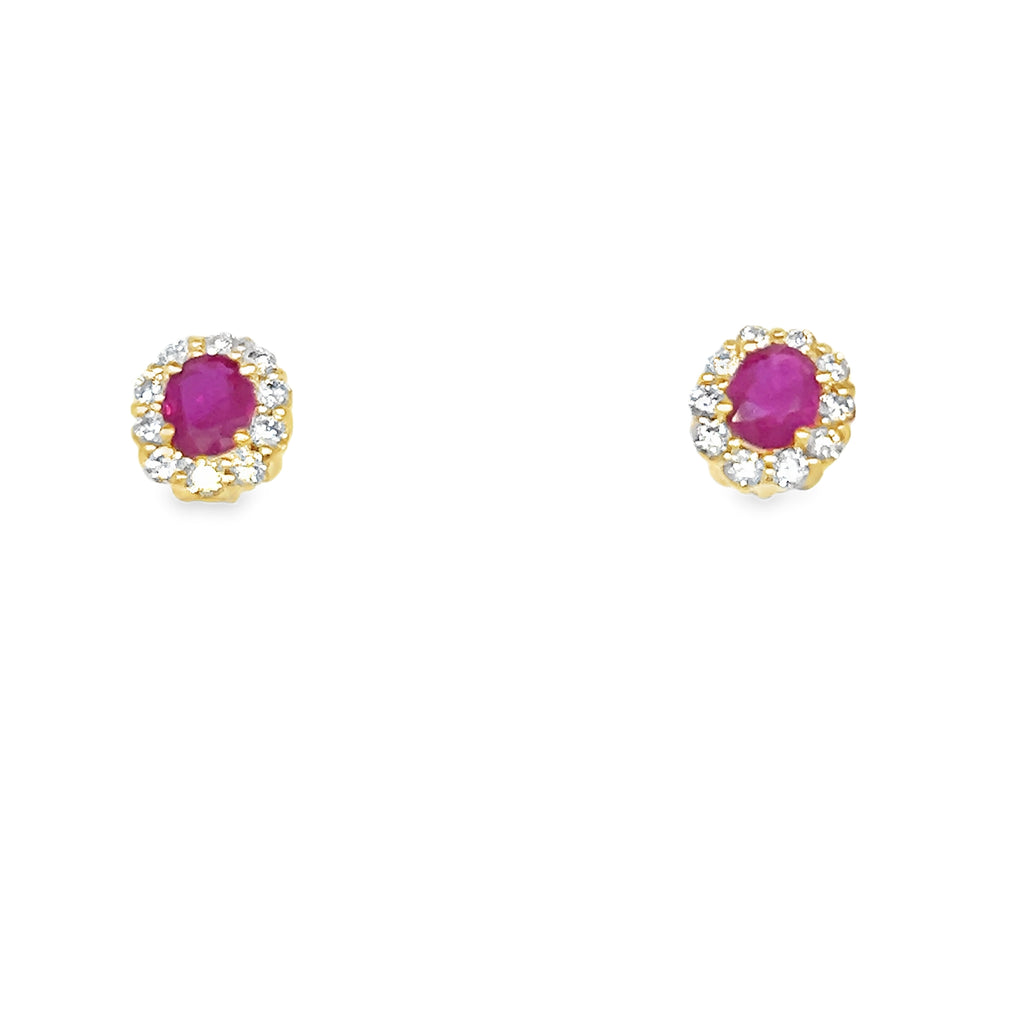 Colored Stone Earring