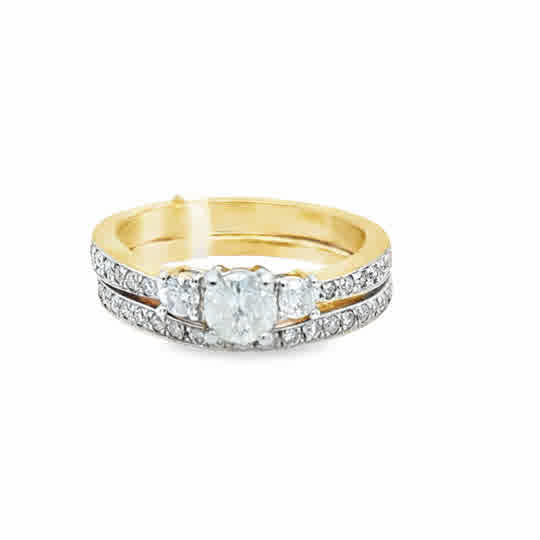 Diamond Wedding Set