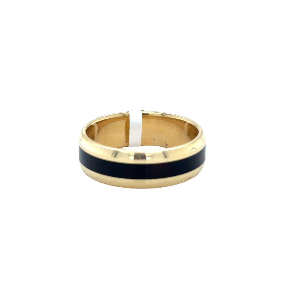 Precious Metal (No Stones) Wedding Bands - Men'