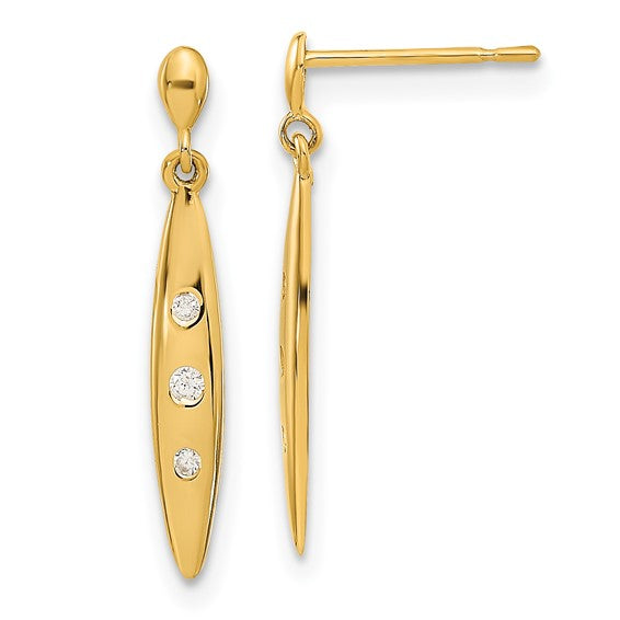 Precious Metal (No Stones) Earring