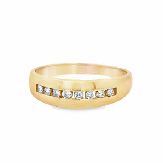 Diamond Wedding Bands - Men'