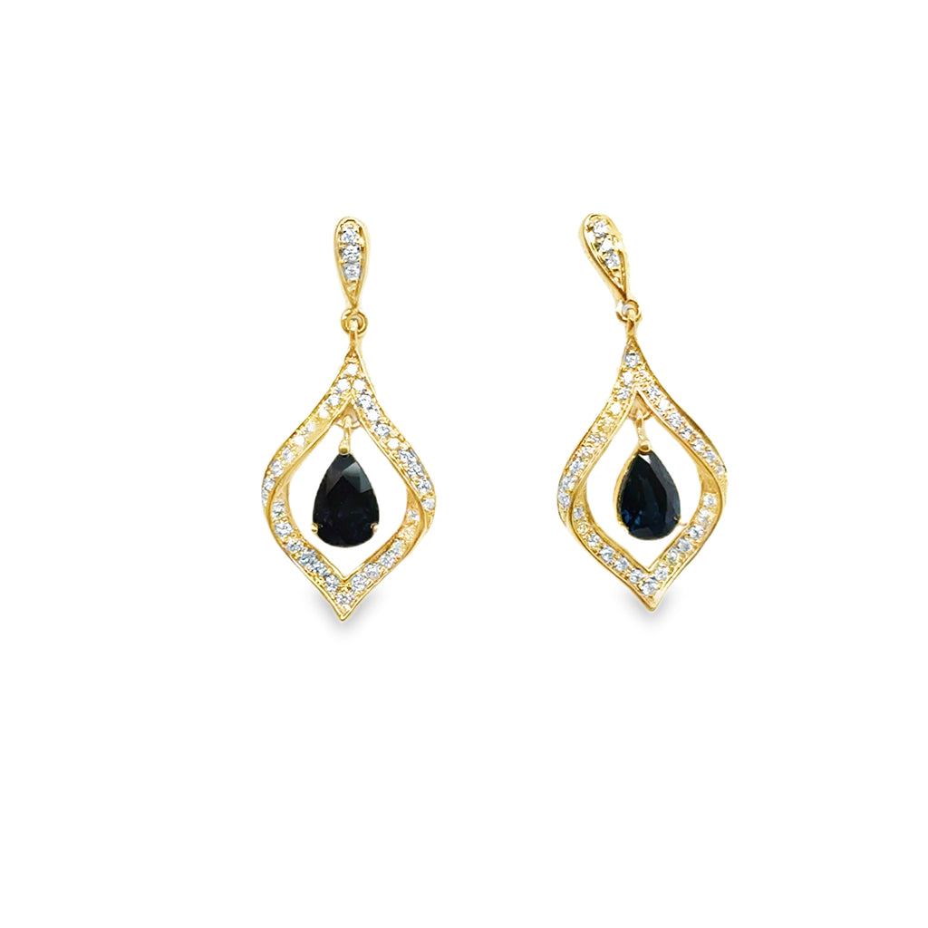 Colored Stone Earring
