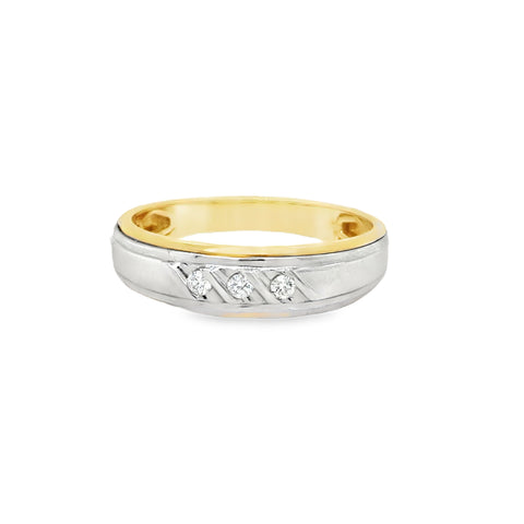 Diamond Wedding Bands - Men'