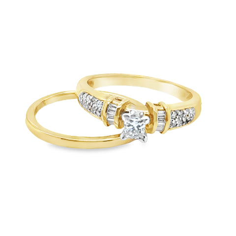 Diamond Wedding Set