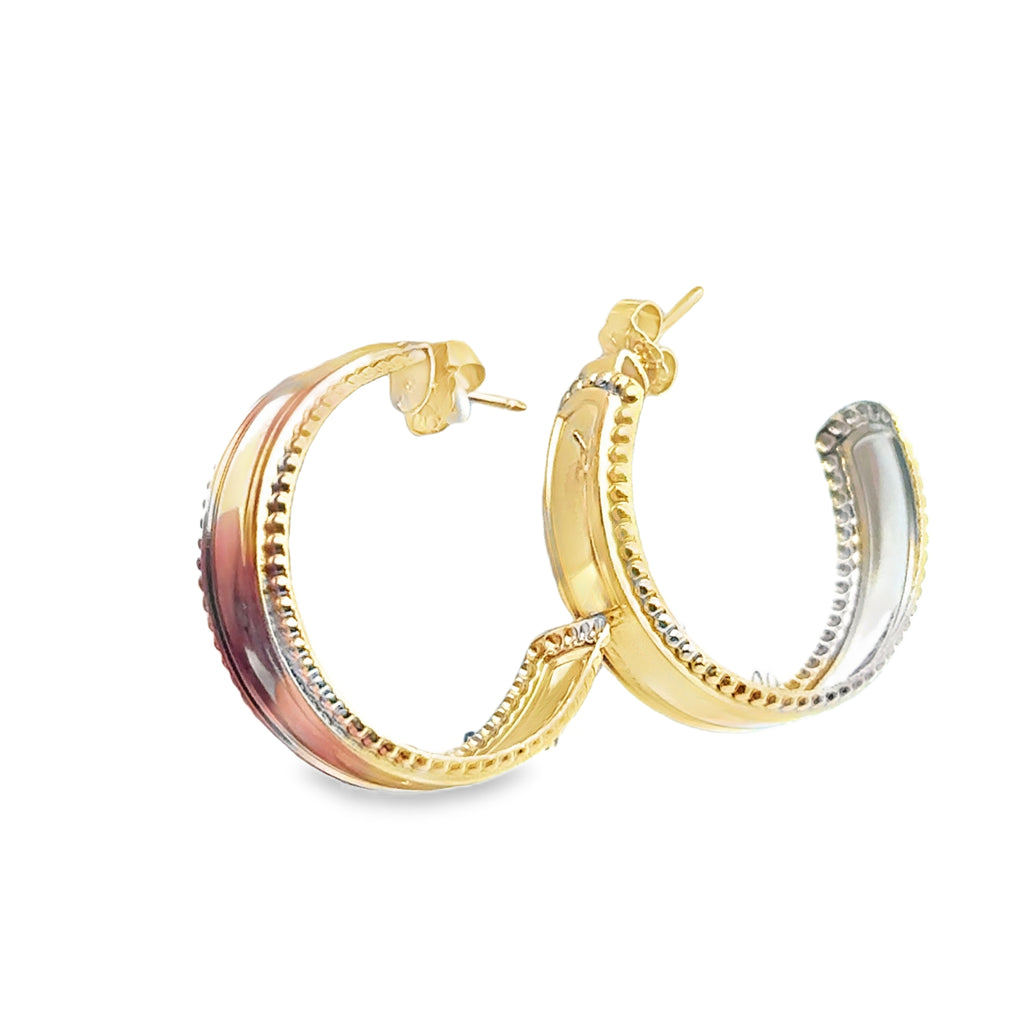 Precious Metal (No Stones) Earring