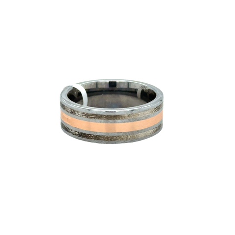 Precious Metal (No Stones) Wedding Bands  -  Men'