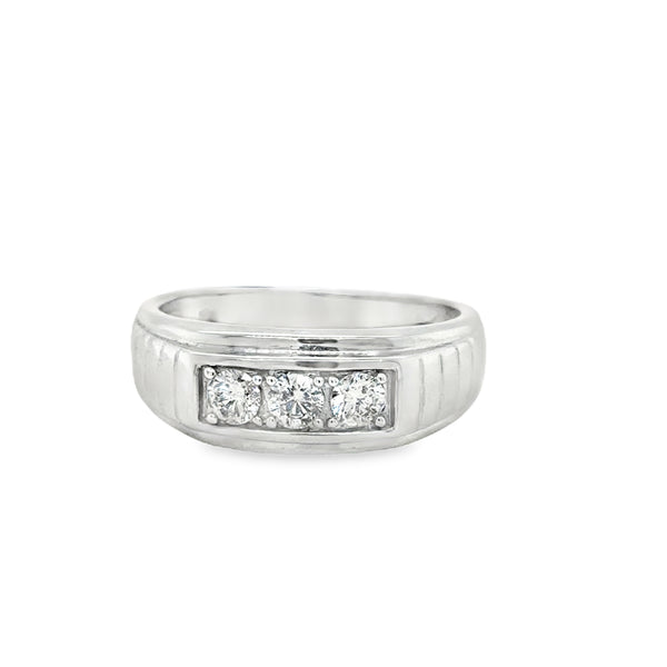 Diamond Wedding Bands - Men'