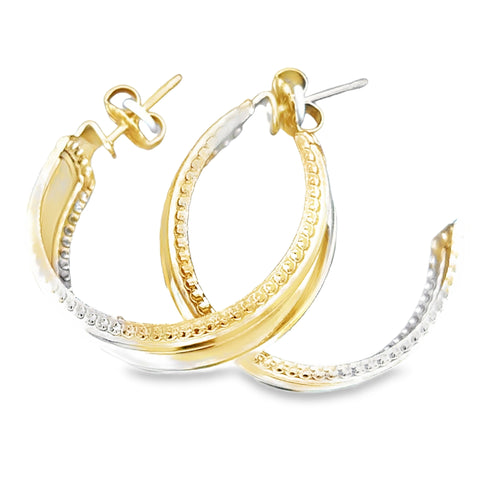 Precious Metal (No Stones) Earring