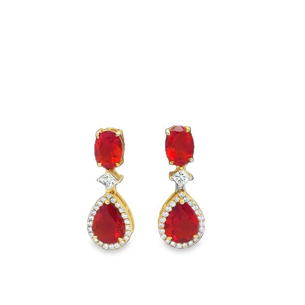 Colored Stone Earring