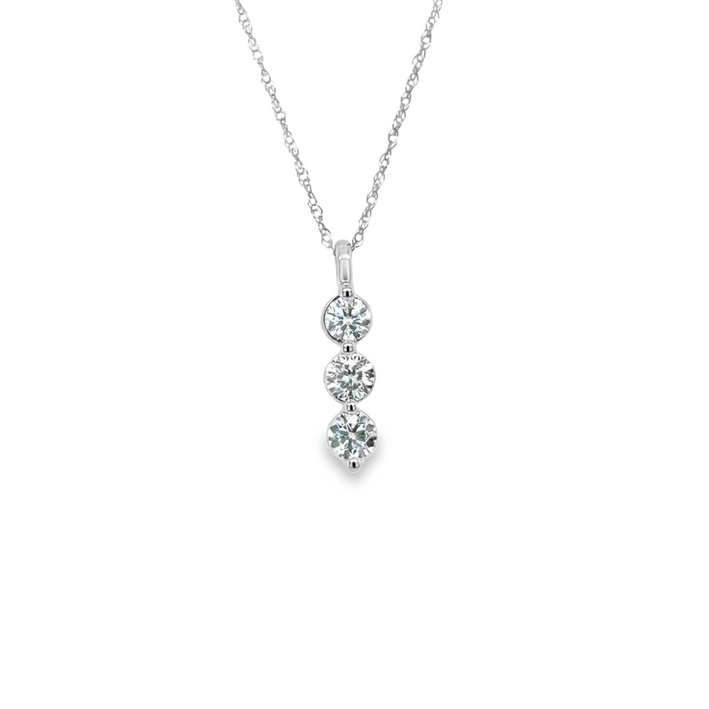 Lab Diamond Pendants/ Necklace