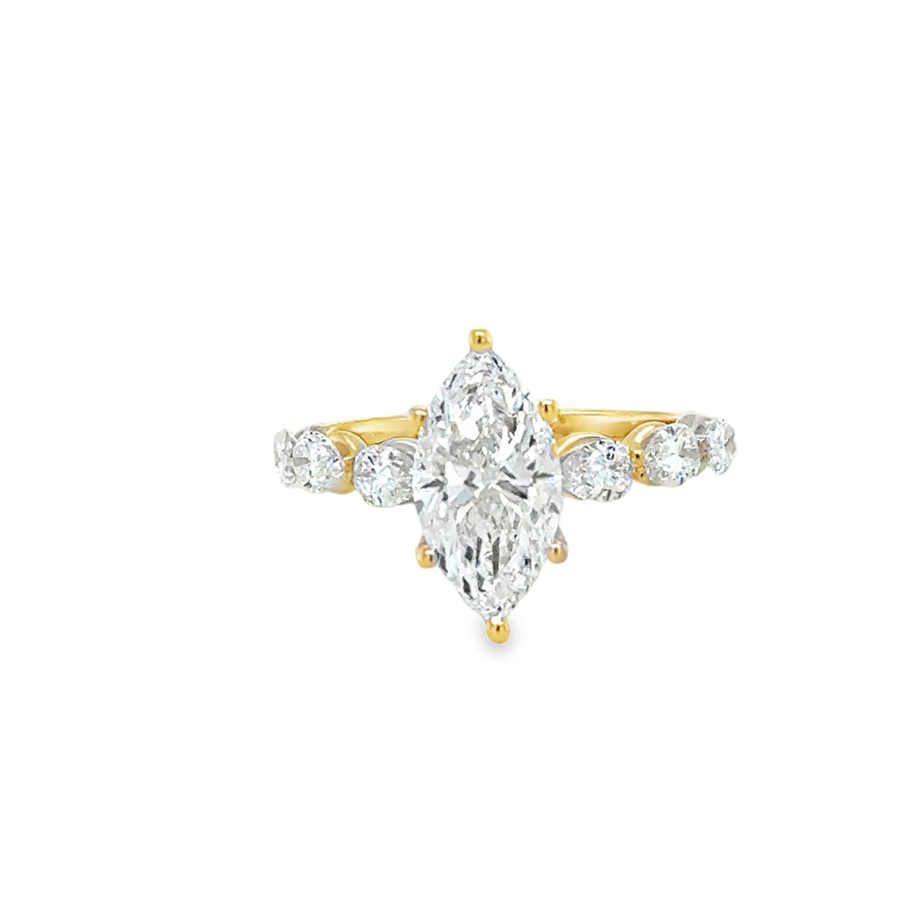 Lab Engagement Ring