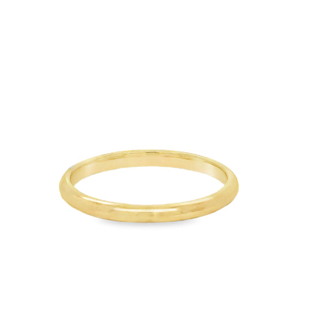 Precious Metal (No Stones) Wedding Bands  -  Women'