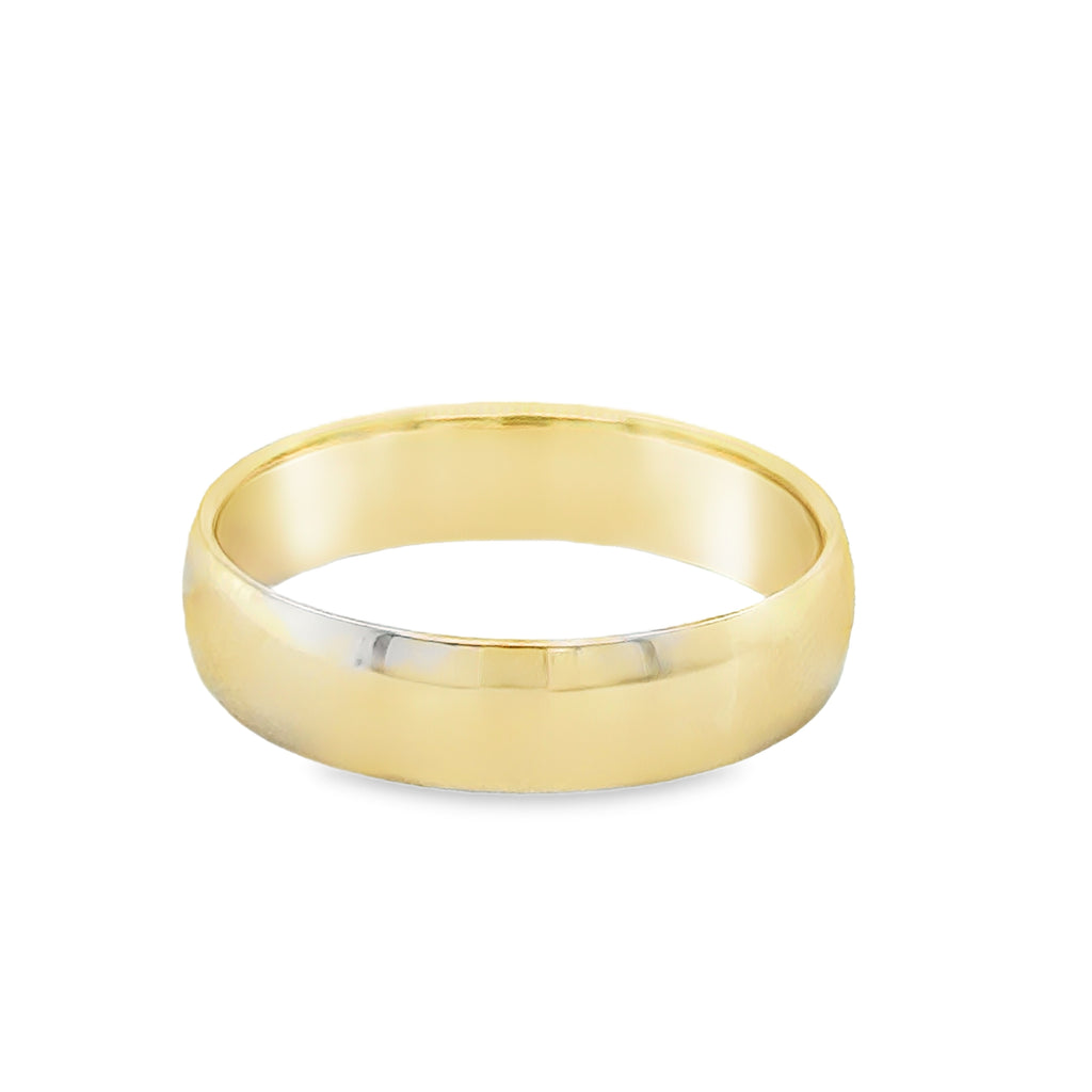 Precious Metal (No Stones) Wedding Bands  -  Men'