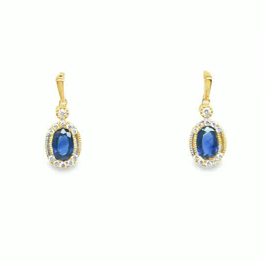 Colored Stone Earring