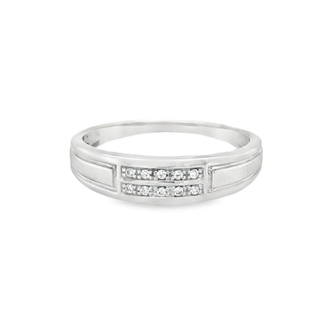 Diamond Wedding Bands - Men'