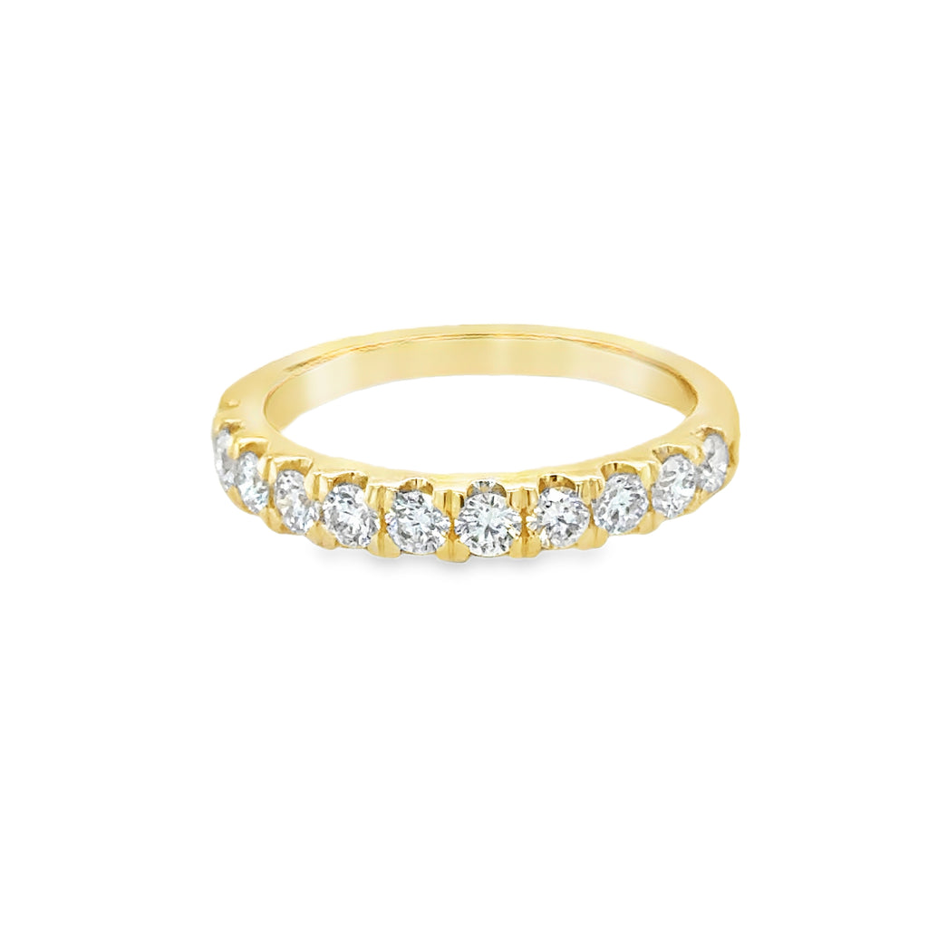 Lab Diamond Wedding Band