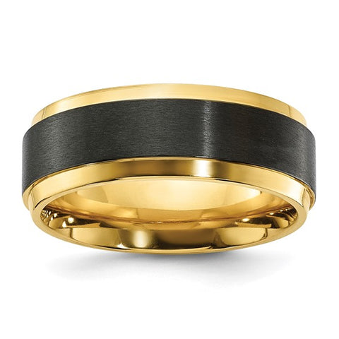 Precious Metal (No Stones) Wedding Bands  -  Men'