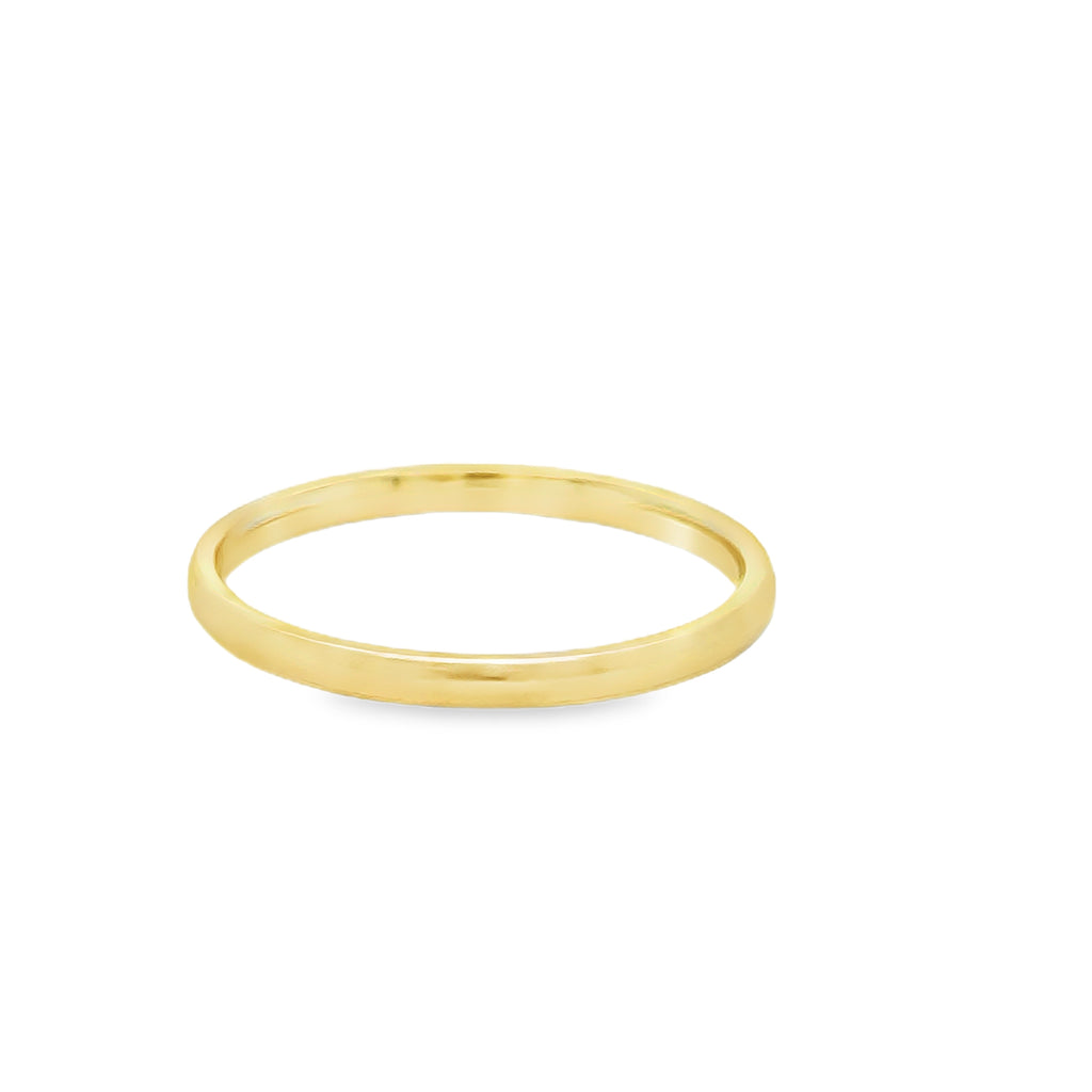 Precious Metal (No Stones) Wedding Bands  -  Men'
