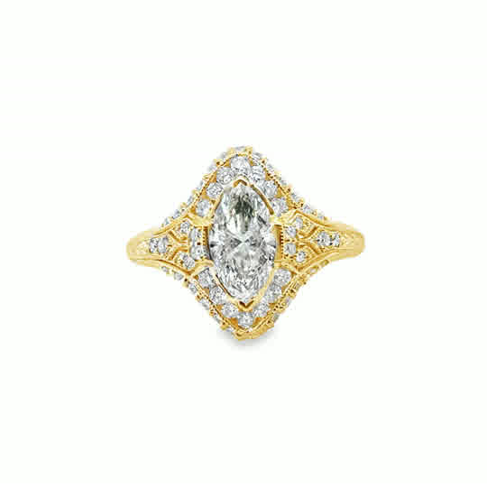 Lab Engagement Ring