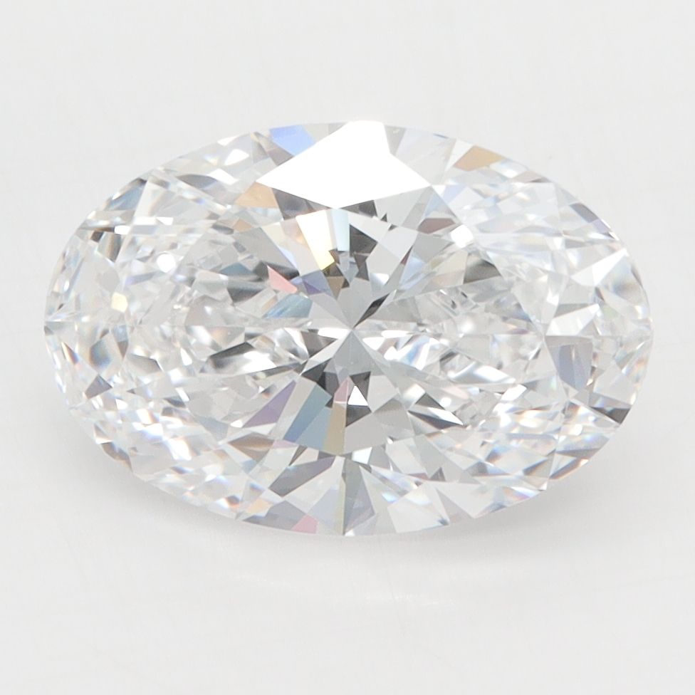 3.00 Carat D-VVS2 Oval Lab Diamond