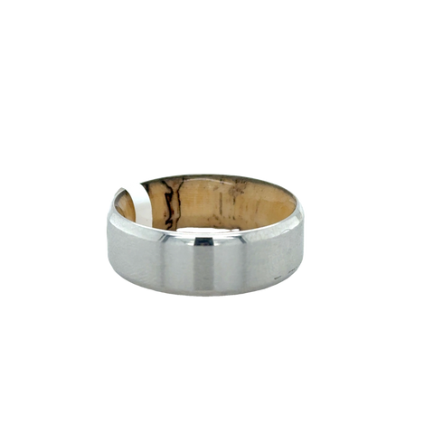 Precious Metal (No Stones) Wedding Bands  -  Men'