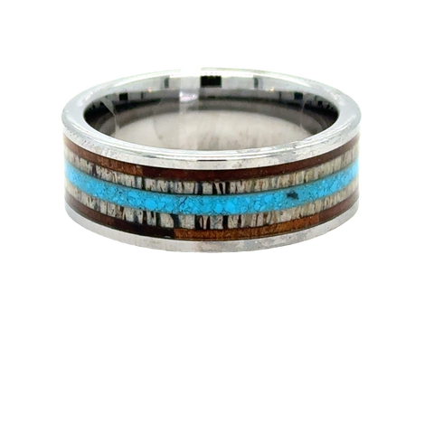 Precious Metal (No Stones) Wedding Bands  -  Men'
