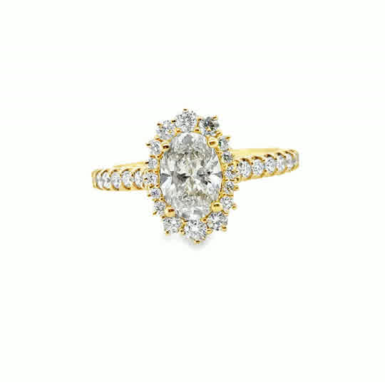 Lab Engagement Ring