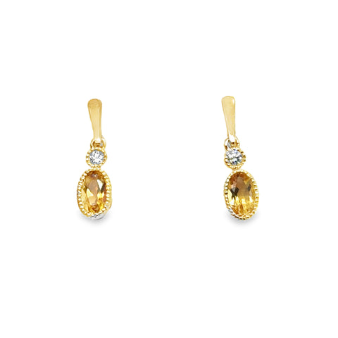 Colored Stone Earring