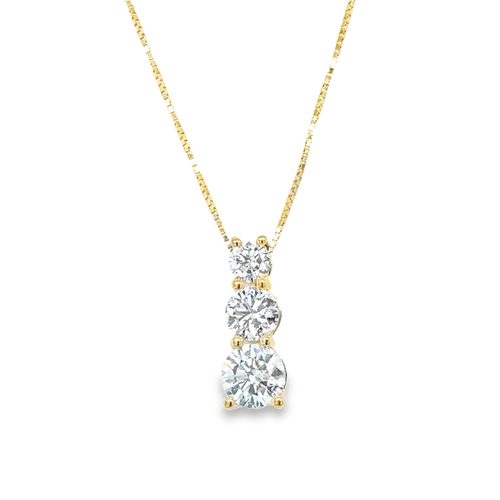 Lab Diamond Pendants/ Necklace