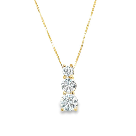 Lab Diamond Pendants/ Necklace