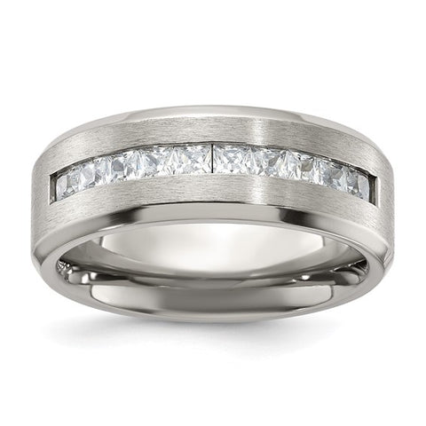Precious Metal (No Stones) Wedding Bands  -  Men'