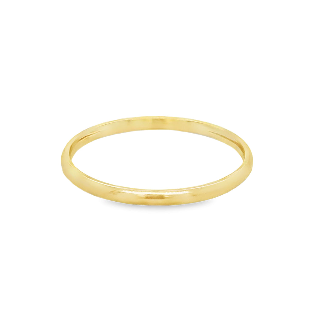 Precious Metal (No Stones) Wedding Bands  -  Men'