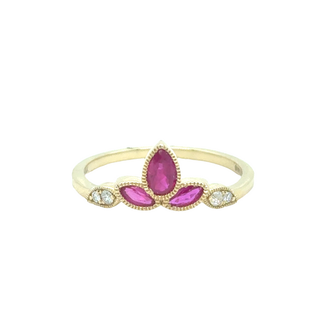 Colored Stone Rings  -  Women'
