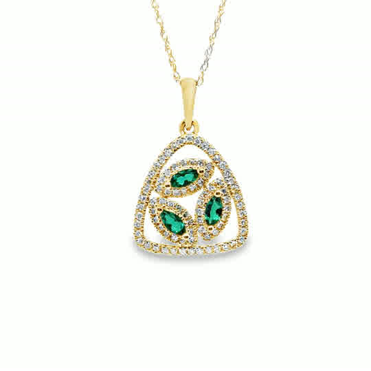 Colored Stone Pendant