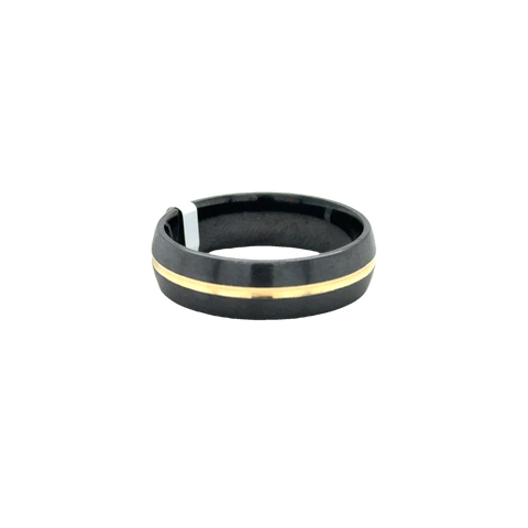 Precious Metal (No Stones) Wedding Bands  -  Men'
