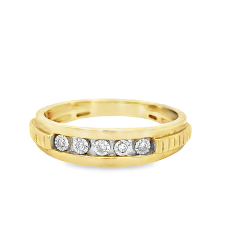 Diamond Wedding Bands - Men'