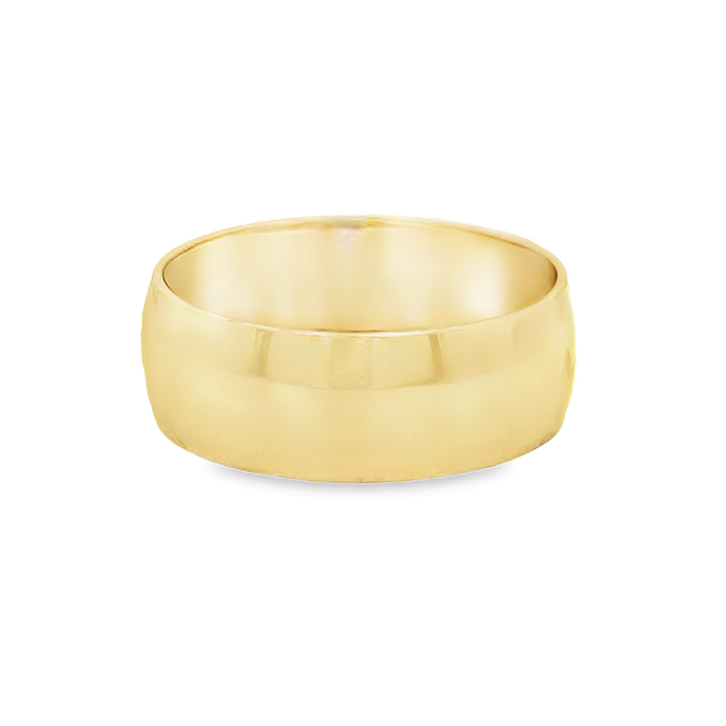 Precious Metal (No Stones) Wedding Bands  -  Men'
