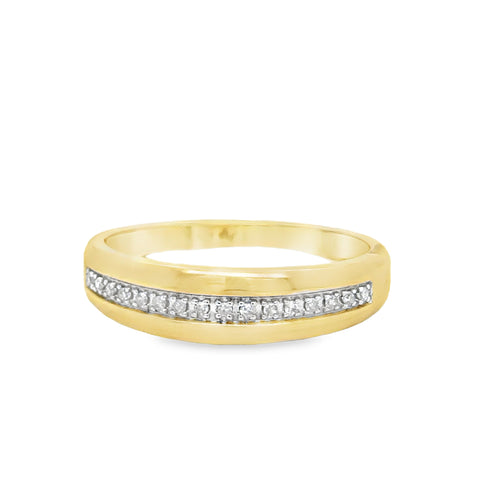 Diamond Wedding Bands - Men'