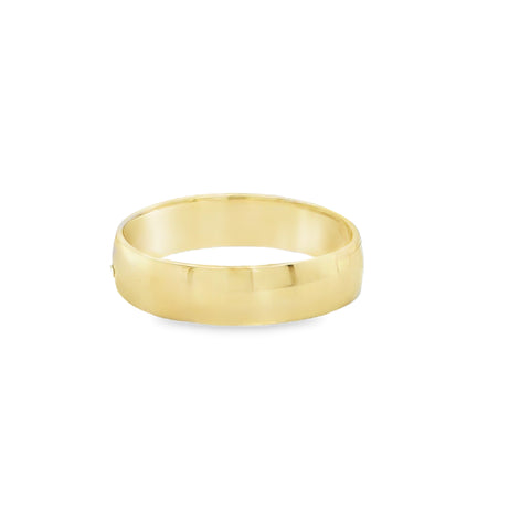 Precious Metal (No Stones) Wedding Bands  -  Men'