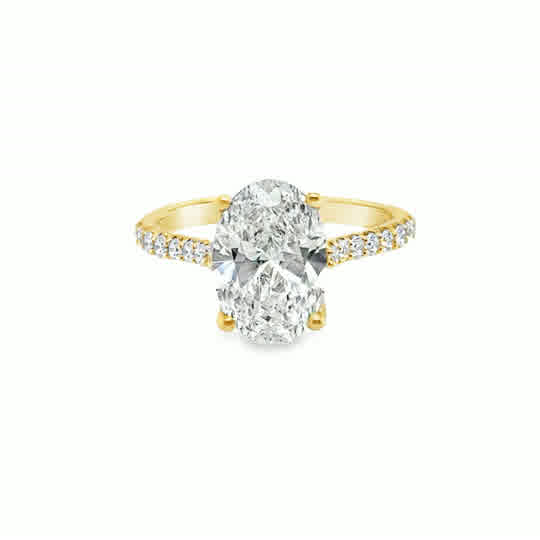 Lab Engagement Ring