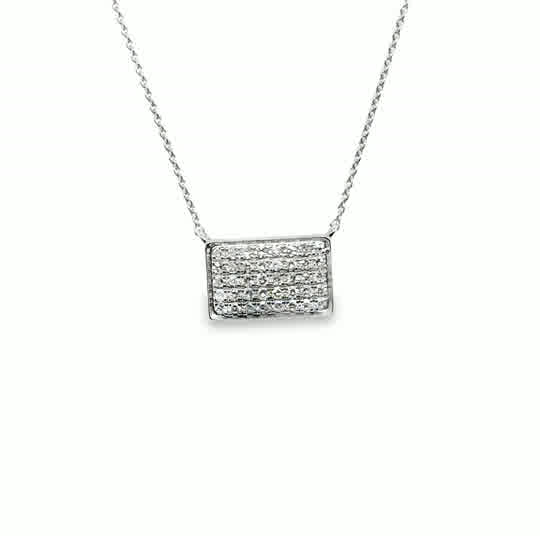Lab Diamond Pendants/ Necklace