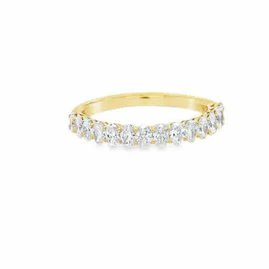 Lab Diamond Wedding Band