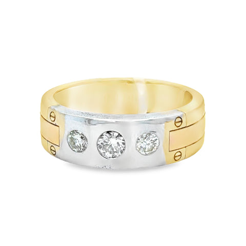 Diamond Wedding Bands - Men'