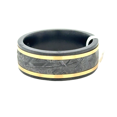 Precious Metal (No Stones) Wedding Bands  -  Men'