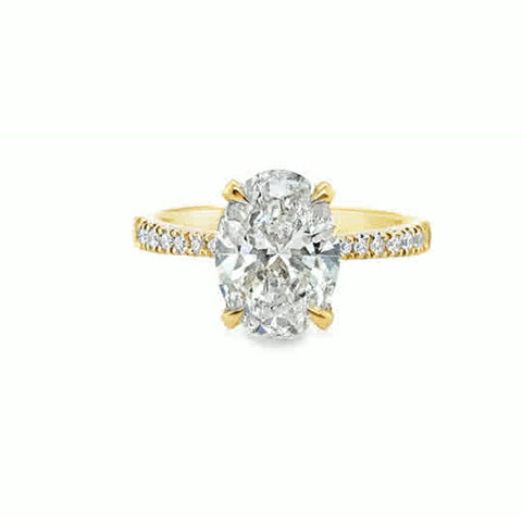 Lab Engagement Ring