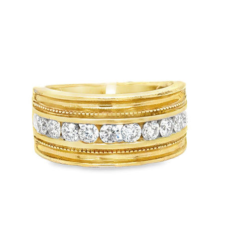 Diamond Wedding Bands - Men'